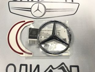 Эмблема на крышку багажника Mercedes W212 хром Эмблема на крышку багажника Mercedes W212 хром